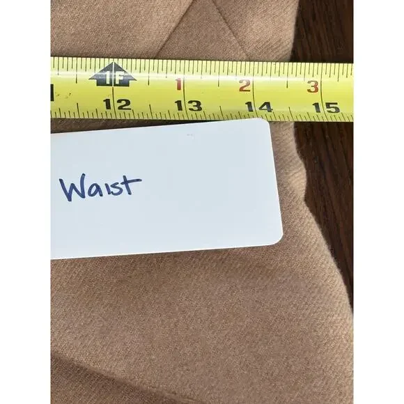 Alexander McQueen $2,450 Camel Hair Peplum Blazer Size XS 38 IT 0-2 US - Picture 10 of 11